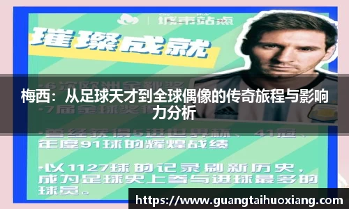梅西：从足球天才到全球偶像的传奇旅程与影响力分析